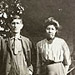 Photograph of Chief Prisk and his wife, Whycocomagh, Nova Scotia, 1911