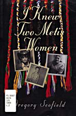 Black book cover with a montage of photographs and a Métis sash