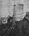 Photograph of the STORSTAD, following the collision with the EMPRESS OF IRELAND