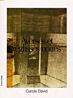 Cover of book, AVERSES ET RÉGLISSES NOIRES