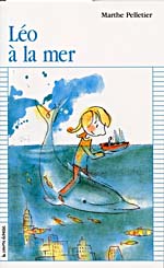 Cover of book, LÉO À LA MER