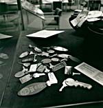 Photo de la collection de clés d'hôtel non retournées de Glenn Gould