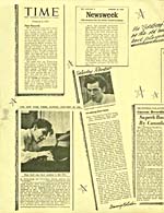 Première page intérieure du feuillet publicitaire distribué par Walter Homburger en 1956