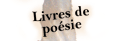 Livres de poésie