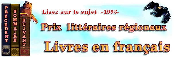 Prix littéraires régionaux -Livres en français (1 de 2)